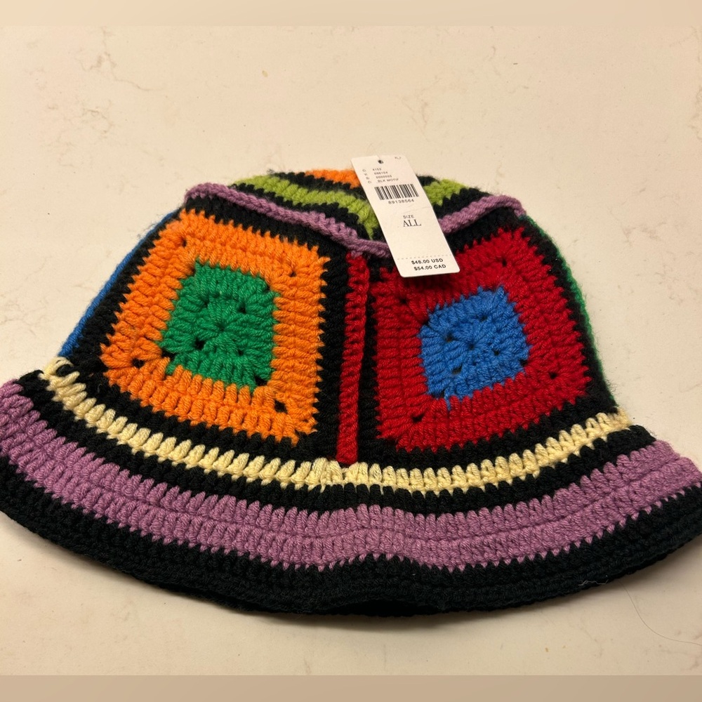 Anthropologie Multicolor Crochet Hat - Picture 3 of 4